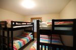 Bunk Room with One Full and Three Twins in Private Home at Waterville Estates